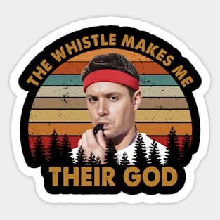 The whistle makes me their god dean winchester jensen Sticker